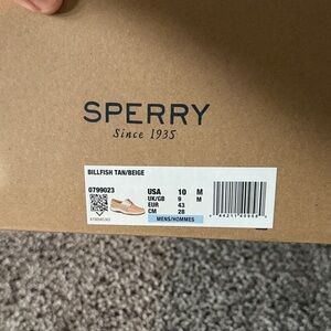 Sperry Billfish Tan Boat Shoes